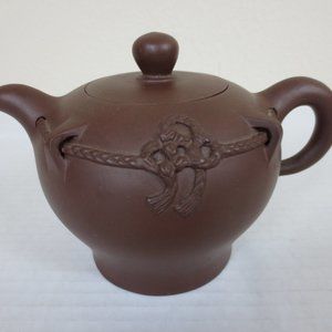 Chinese Yixing Zisha Handmade Teapot Brown Clay